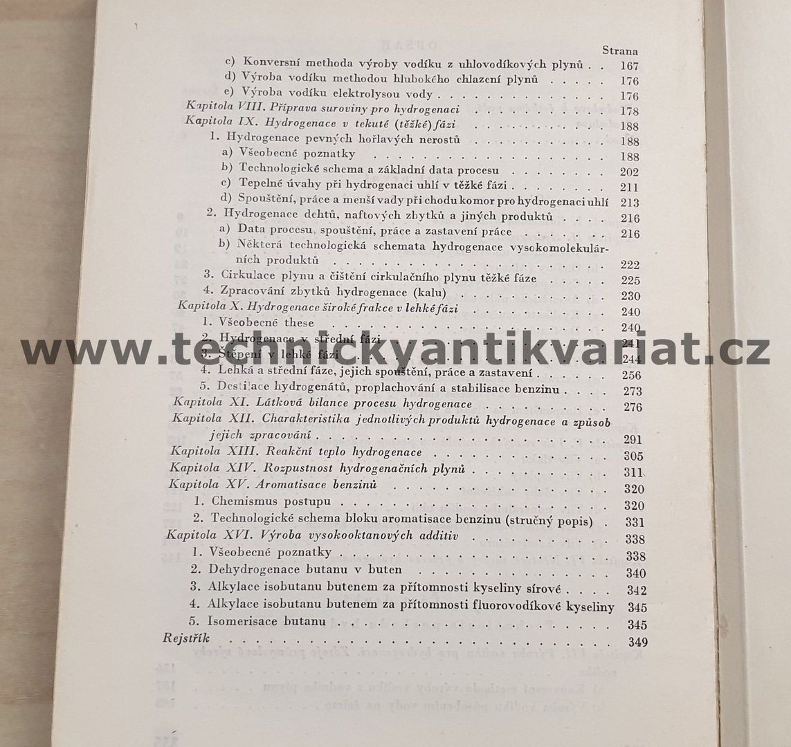 Umělé kapalné palivo - I.Hydrogenace paliv (I.B. Rapoport)