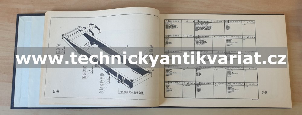 AM 55, AMS 55 - katalog náhradních dílů