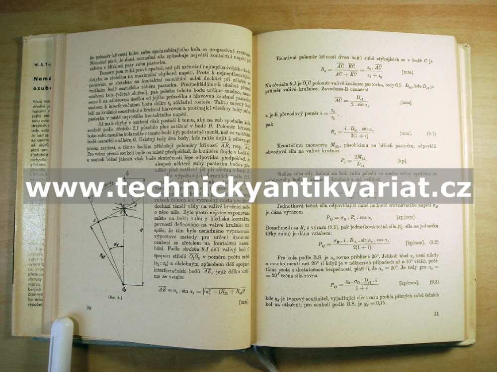 Namáhání ozubených kol - W.A.Tuplin (1964)