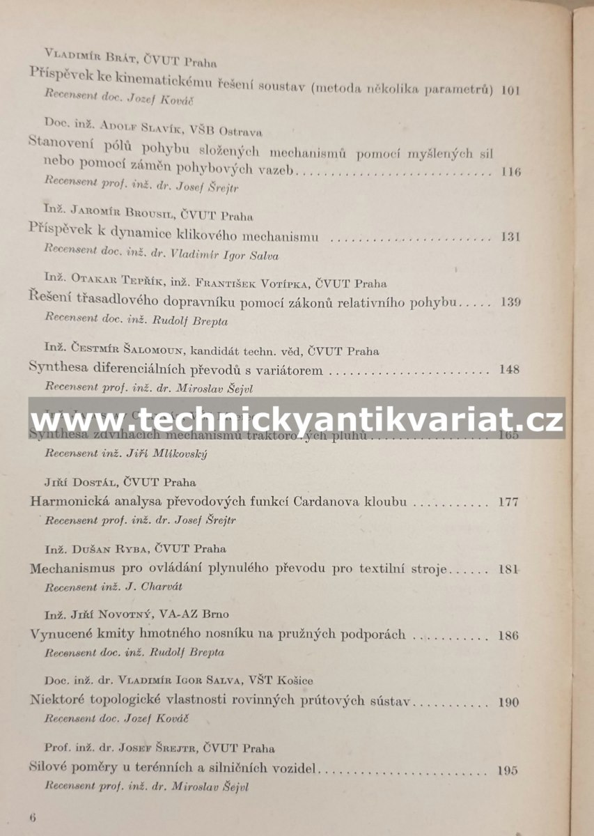 Aplikovaná mechanika a pružnost (1960)