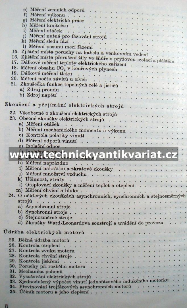 Údržba elektrických zařízení