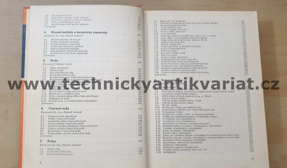 Příručka řezných nástrojů - Eduard Schmidt (1974)