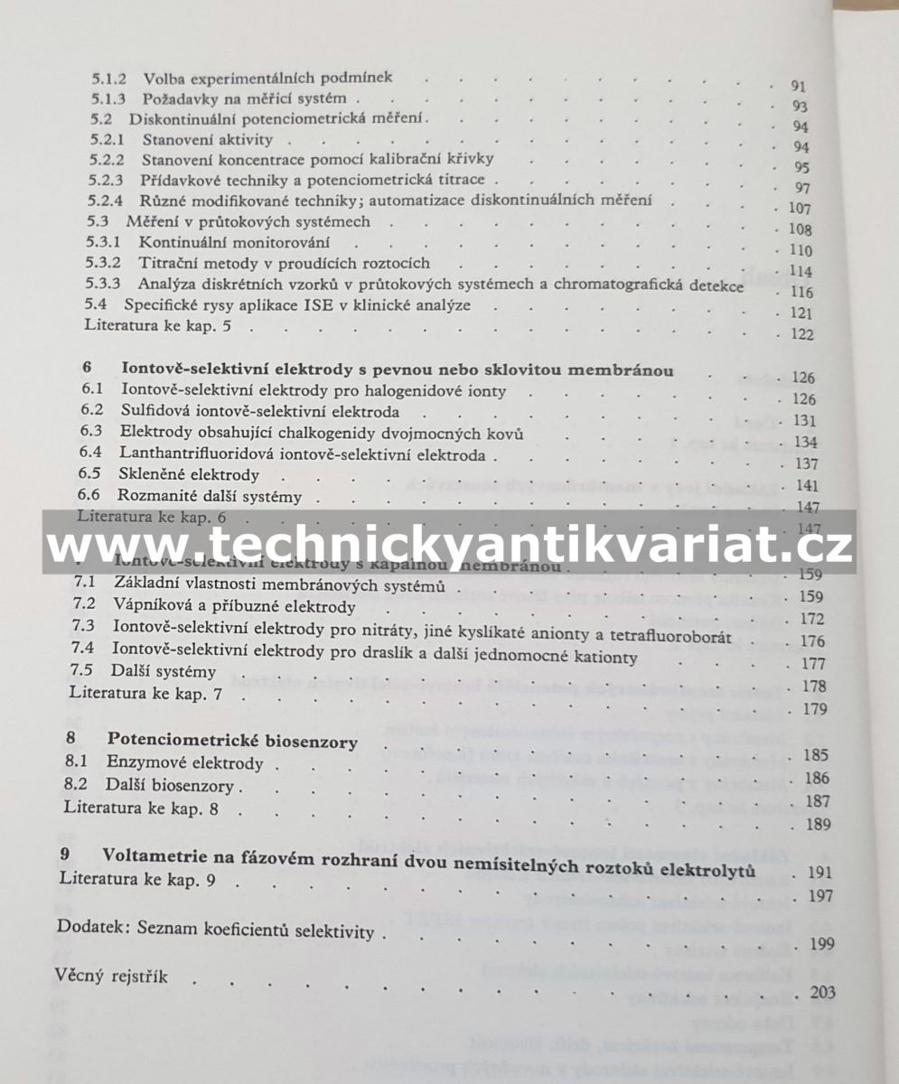 Iontově selektivní elektrody - Koryta, Šulík (1984)
