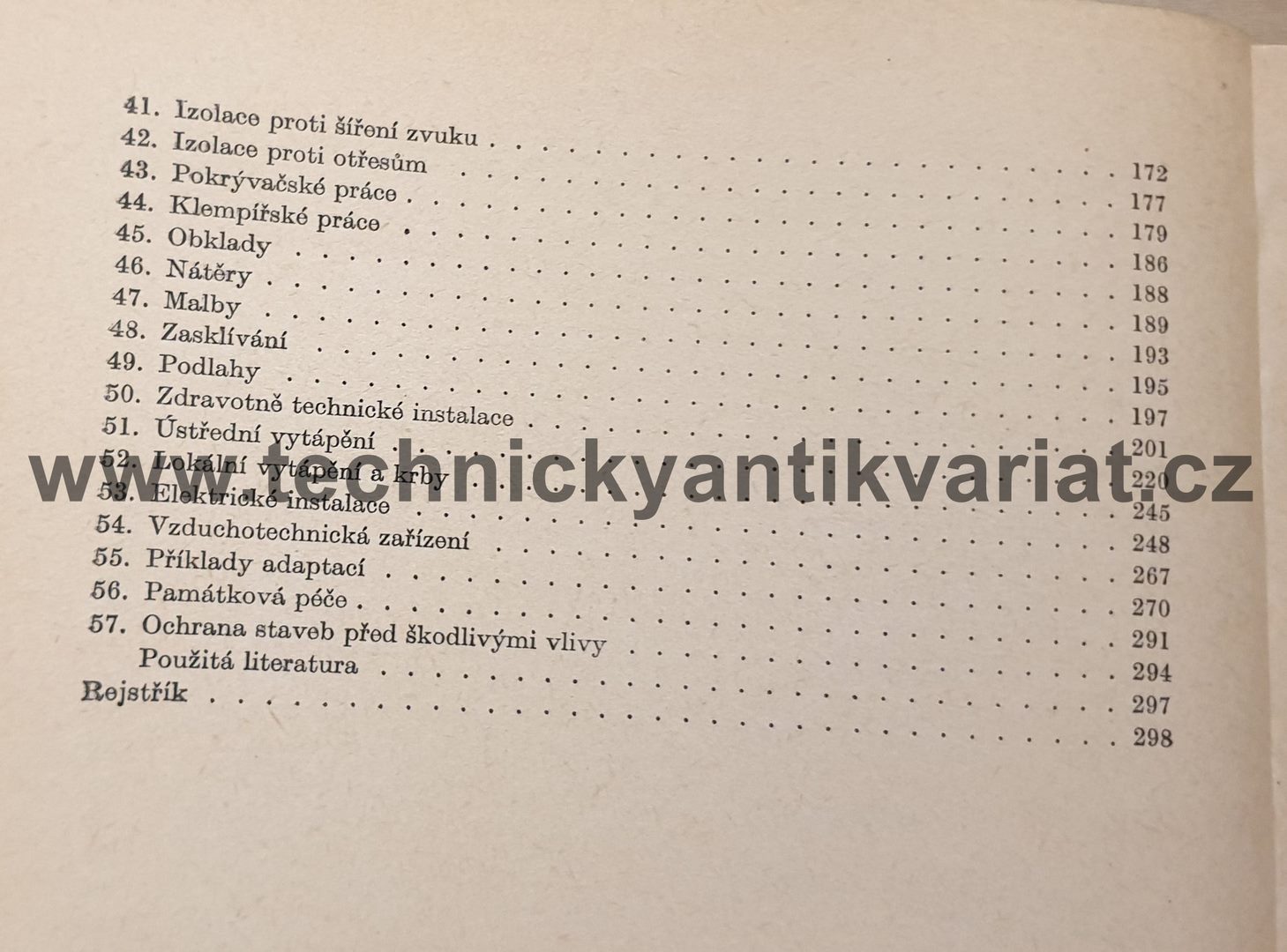 Přestavba a obnova budov - R. Měšťan (1964)
