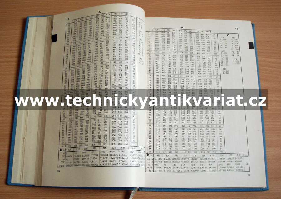 Technické početní tabulky
