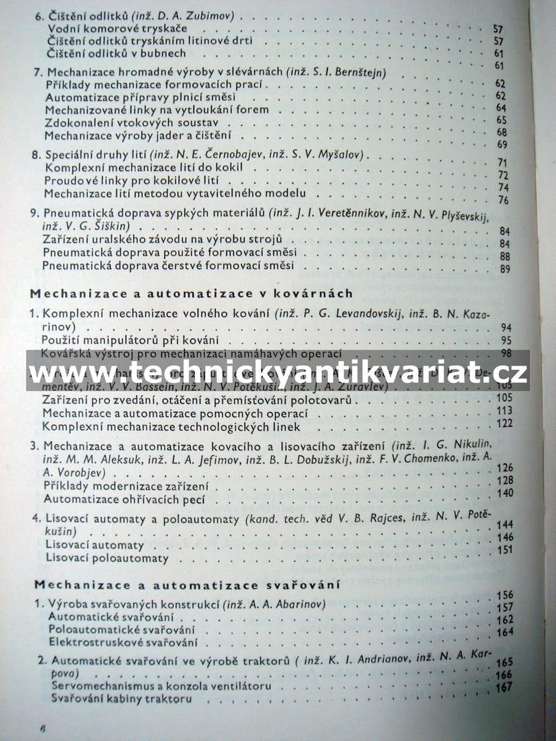 Mechanizace a automatizace strojírenské výroby