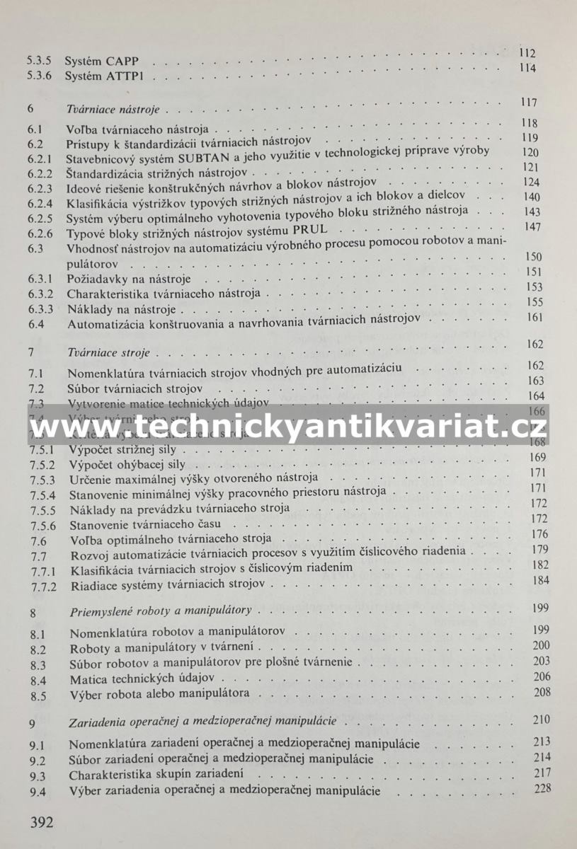 Automatizácia technologických pracovísk v plošnom tvárnení - František Blaščík, Jan Kmec (1989)