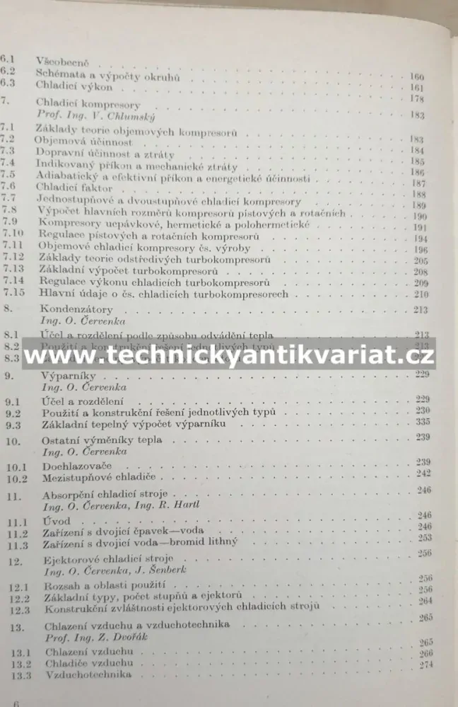 Technika chlazení - Vladimír Chlumský (1971)