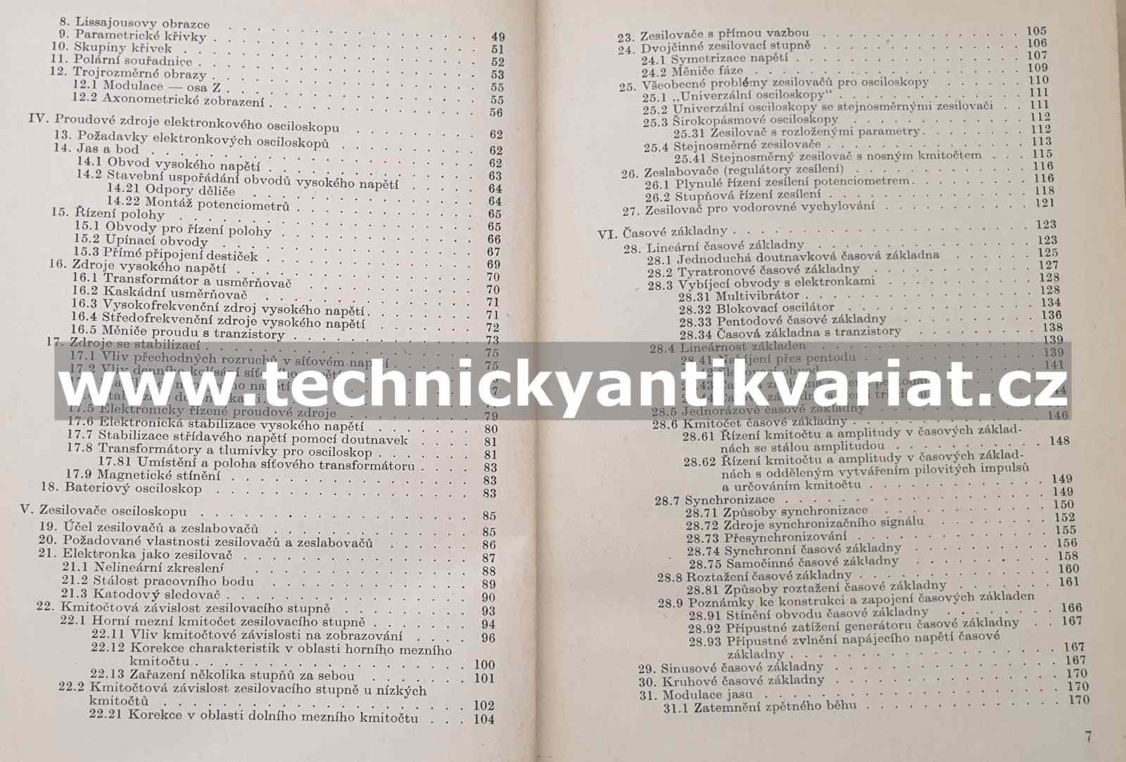 Elektronkový osciloskop - N. Nadler, V. Nesel (1960)