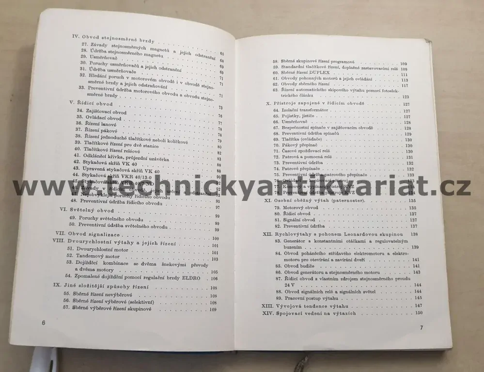 Elektrické zařízení výtahů a jeho údržba - Hanuš Ruml (1967)