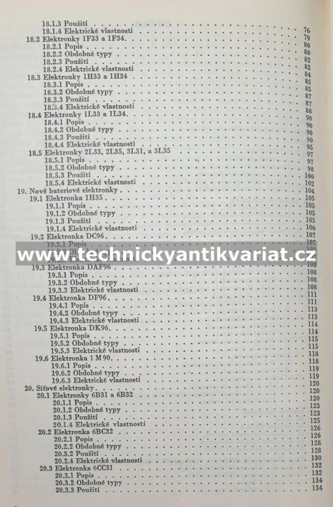 Československé miniaturní elektronky I. Heptalové elektronky - J. Zuzánek, J. Deutsch (1959)