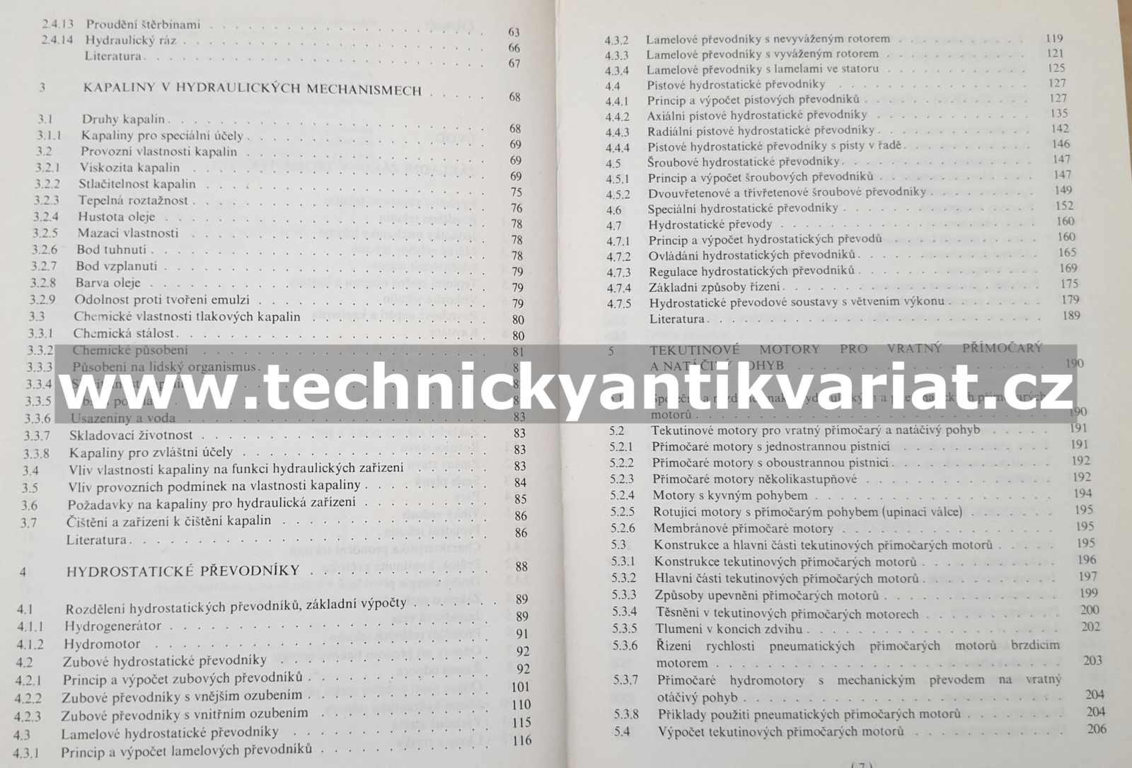 Tekutinové mechanismy - Pivoňka (1987)