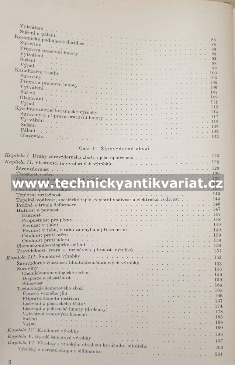 Technologie keramiky a žárovzdorného zboží - P. P. Budnikov (1960)