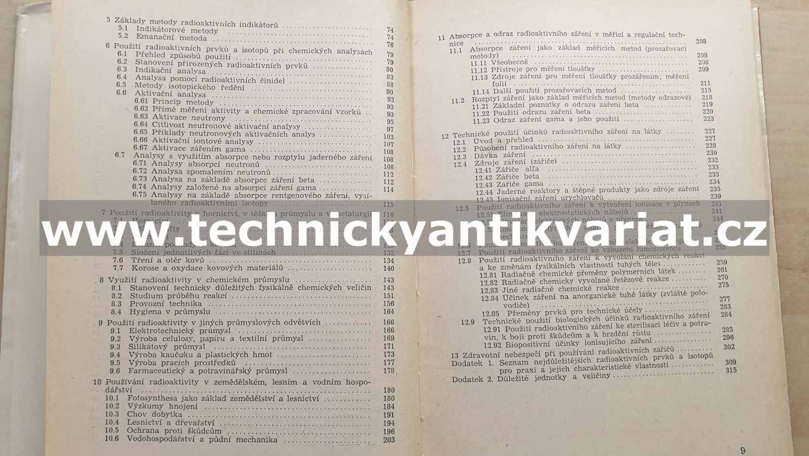 Využití radioaktivity v technice - E. Broda, T. Schonfeld (1959)