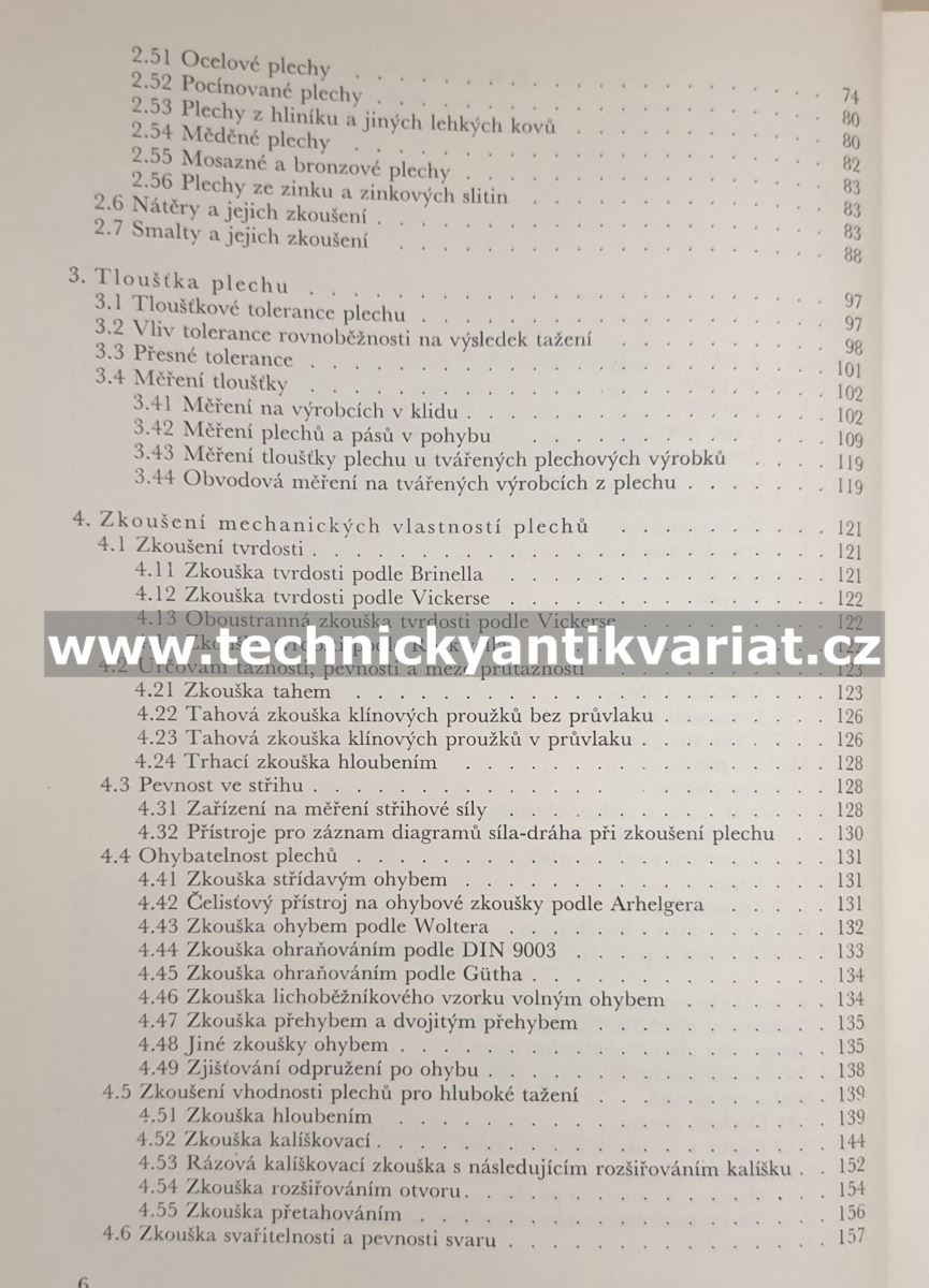 Plechy a jejich zkoušení - Gerhard Oehler (1958)