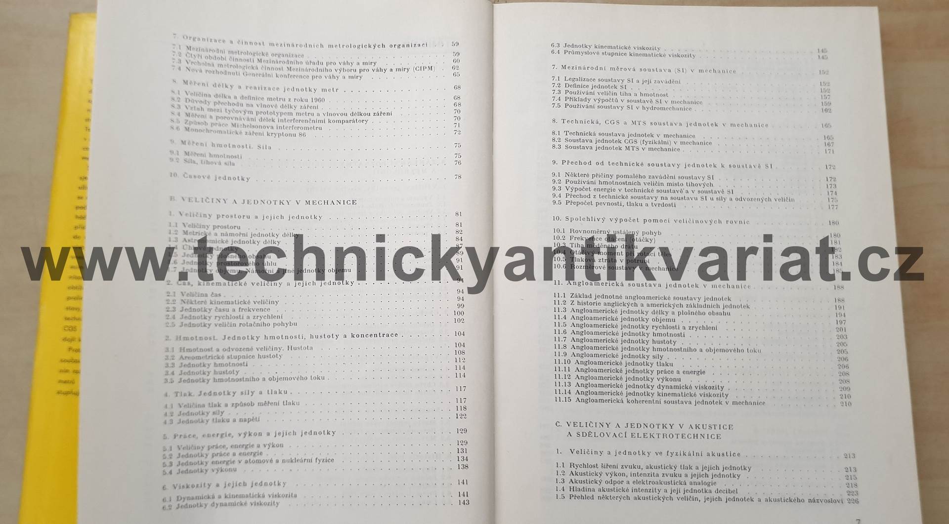 Veličiny a jednotky v technické praxi - M. Brezinščak (1970)