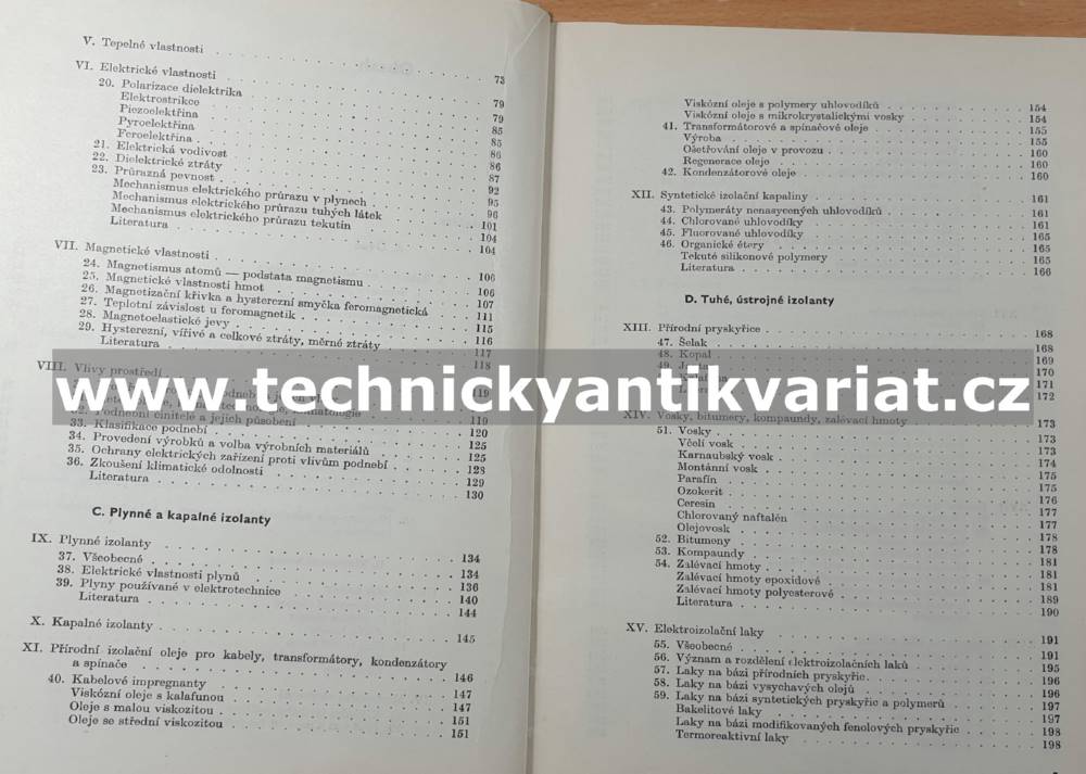 Elektrotechnické materiály - Hassdenteufel, Květ (1967)