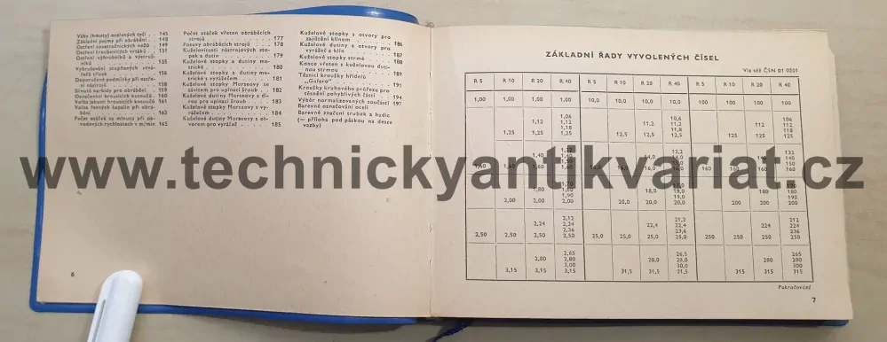 Tabulky pro dílenskou praxi - J. Dolava (1969)