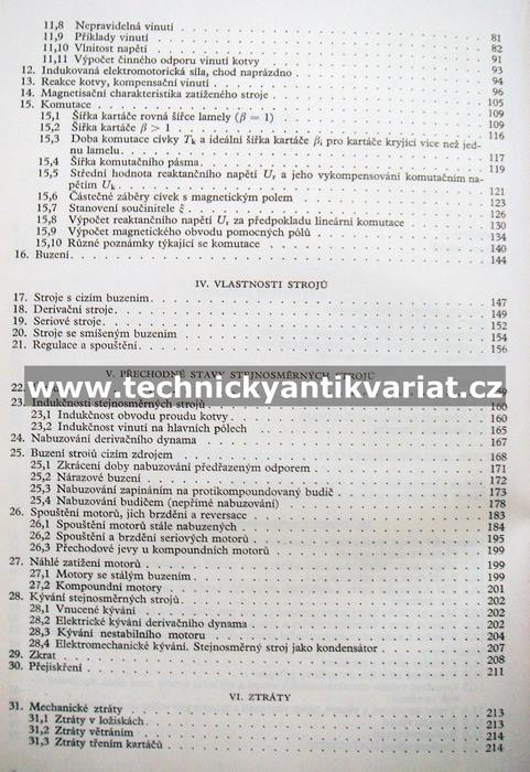 Elektrické stroje na stejnosměrný proud - Chládek, Lammeraner (1957)
