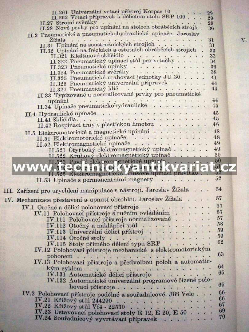 Přídavná zařízení obráběcích strojů - Karel Skibar (1966)