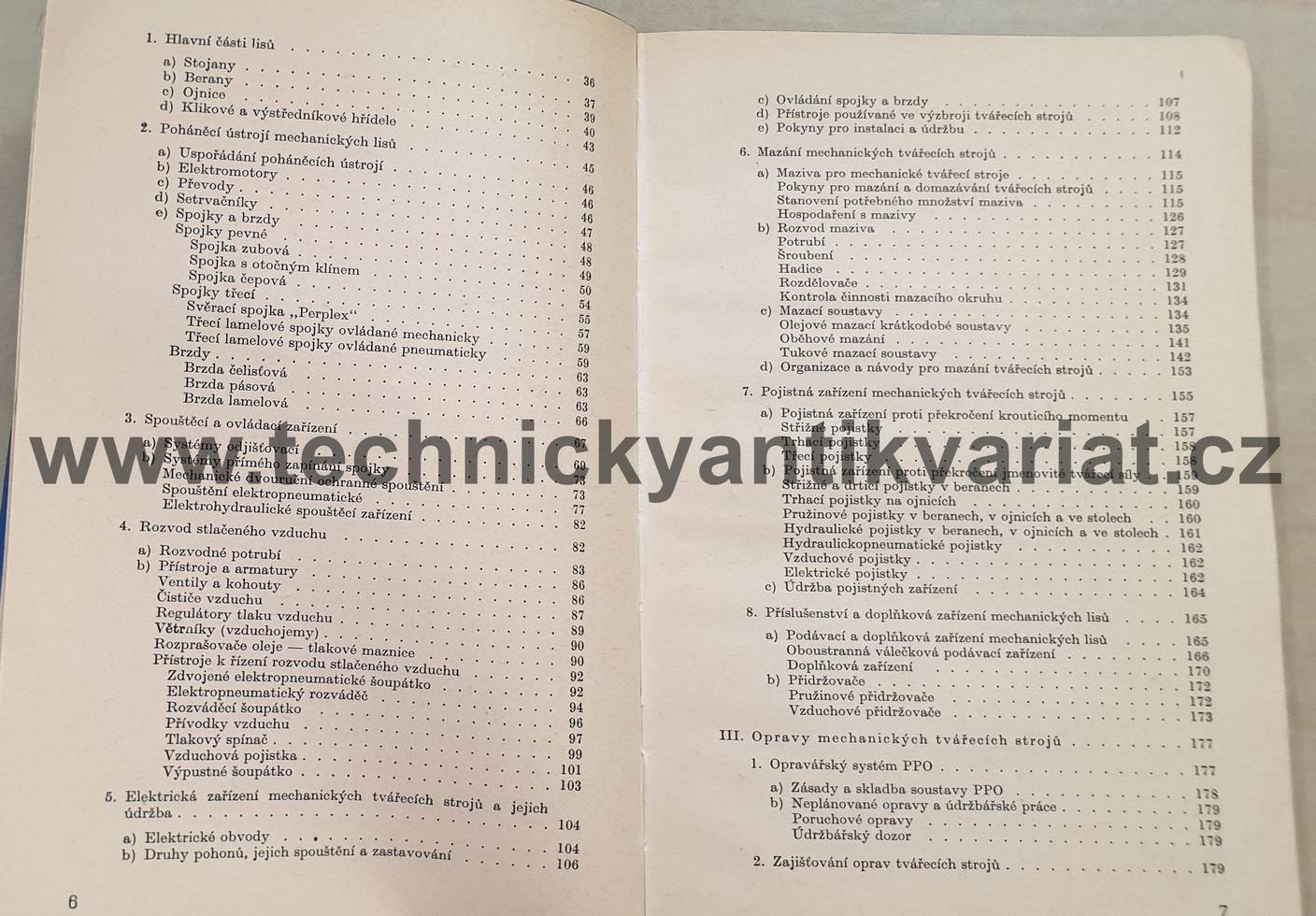 Údržba a opravy mechanických lisů -  Rudolf Hošel  (1966)