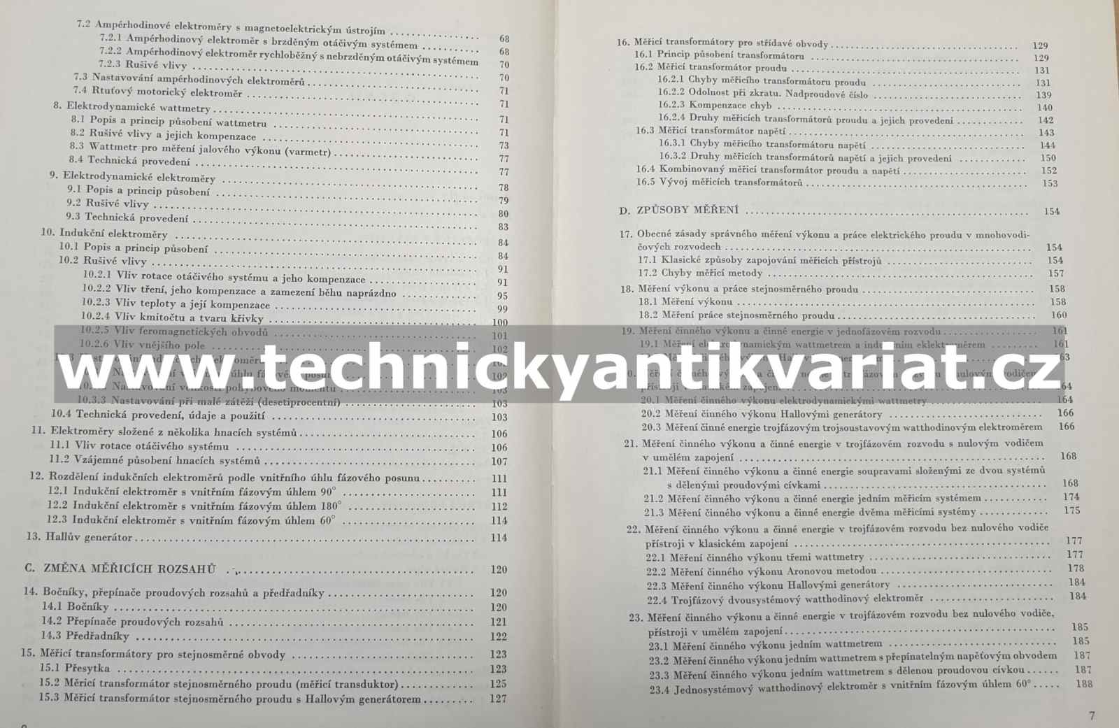 Měření elektrické energie - Richard Drechsler (1966)