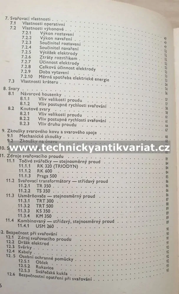 Svařování vysoko výkonnými elektrodami - Vilém Hromádko (1973)