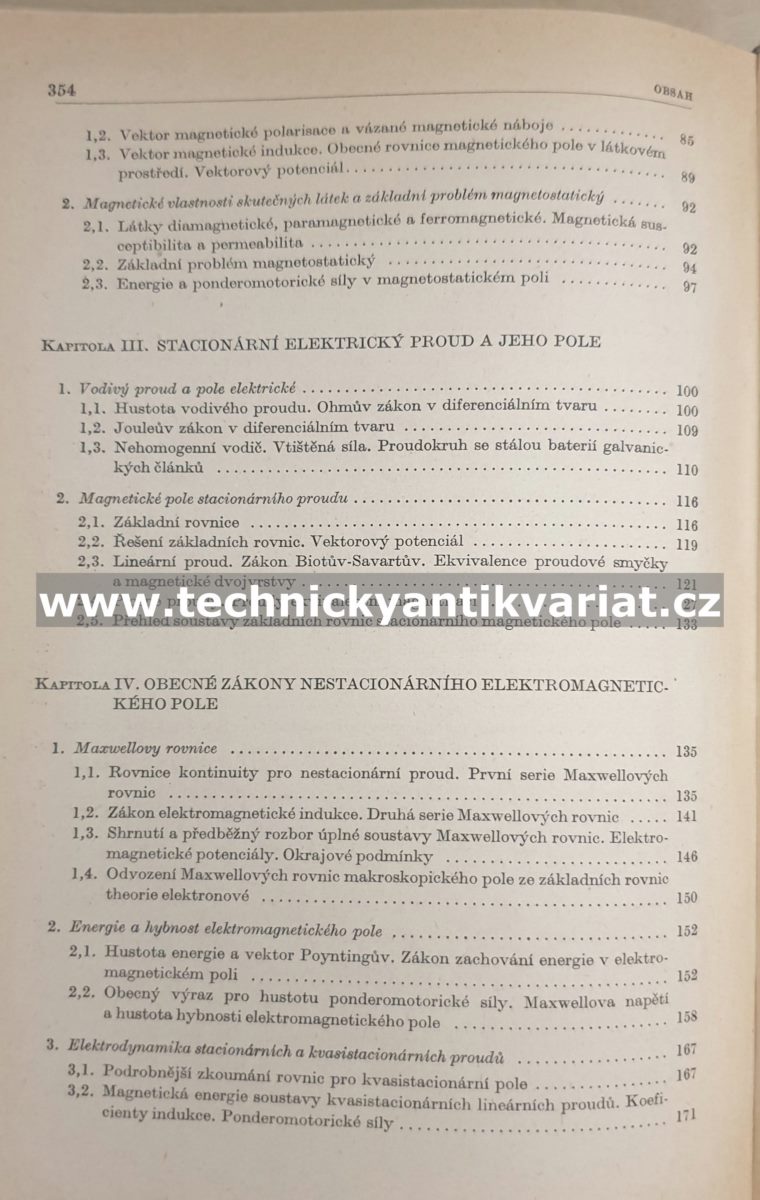 Theorie elektromagnetického pole - Votruba, Muzikář (1955)