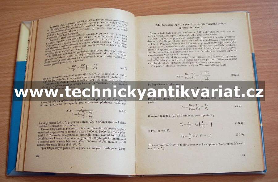 Měření vysokých teplot - Boleslav Gross (1962)