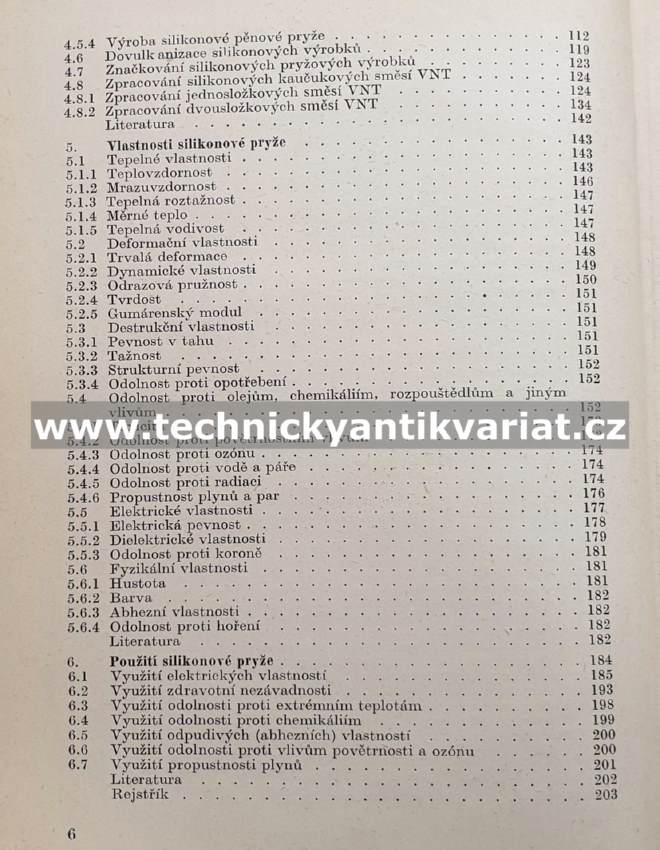 Silikonový kaučuk - Miroslav Schatz (1971)