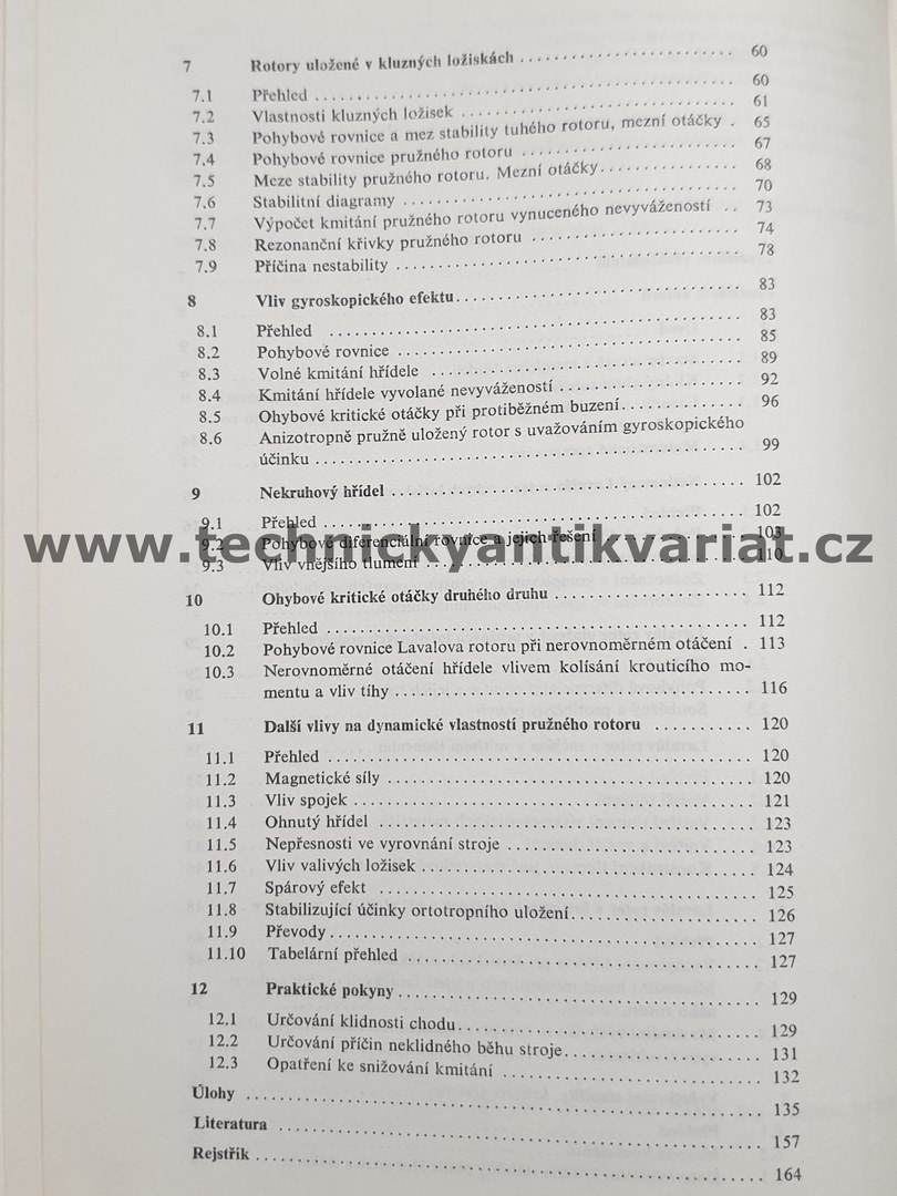 Dynamika rotorů - Gasch, Pfutzner (1980)