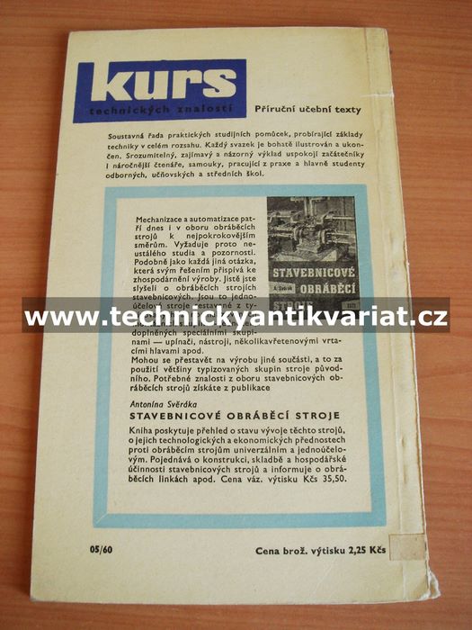 Kurs 41 Mechanizace a automatizace obráběcích strojů (1961)