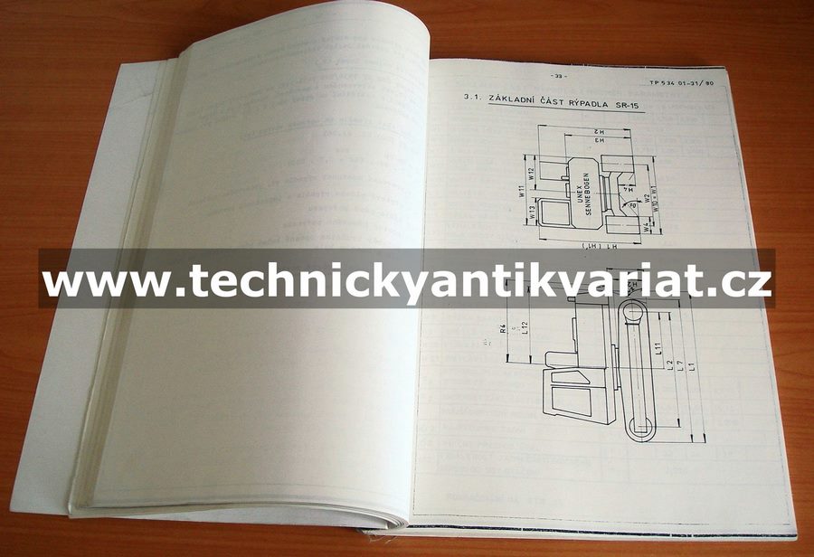 Hydraulické lopatové rýpadlo SR 15