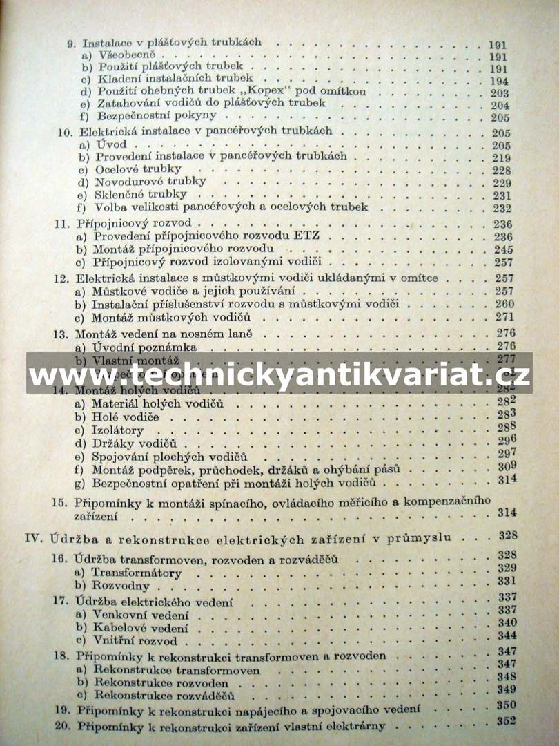 Elektrické instalace v průmylsu