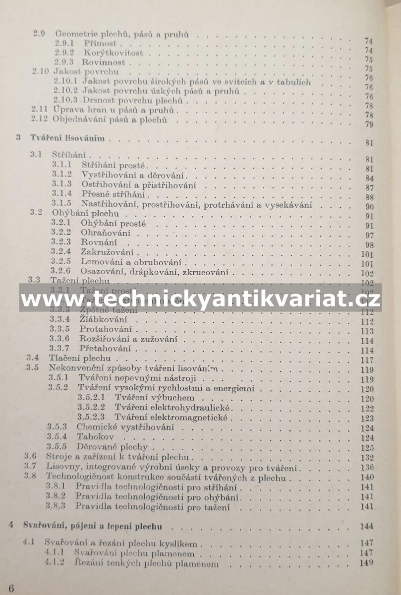 Zpracování tenkých plechů - Machek, Veselý, Veselý, Višnák (1983)