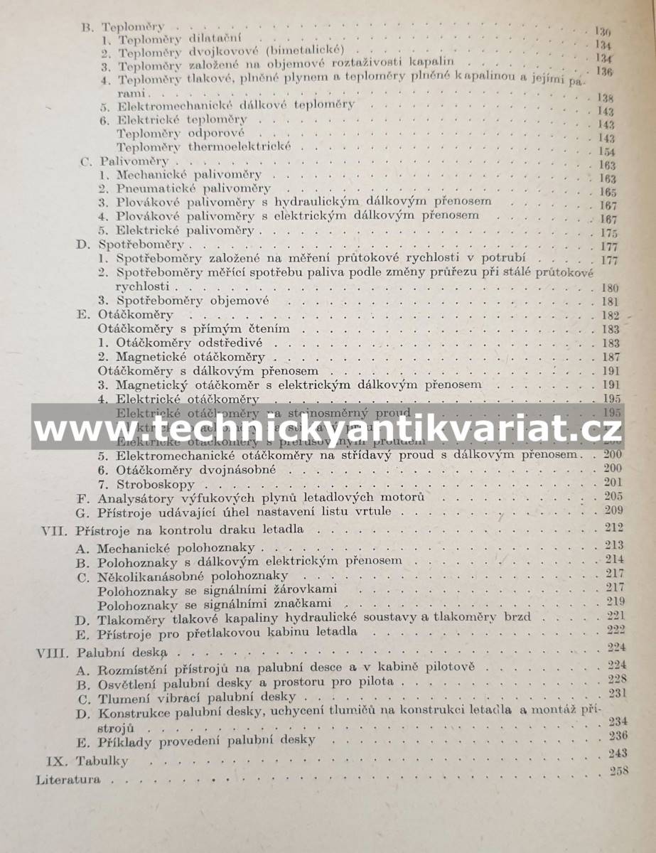Letecké přístroje III. Přístroje na kontrolu letadla - Theodor Duda (1957)