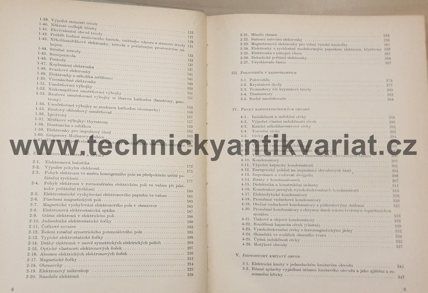 Vysokofrekvenční elektrotechnika II. - J. Stránský (1959)