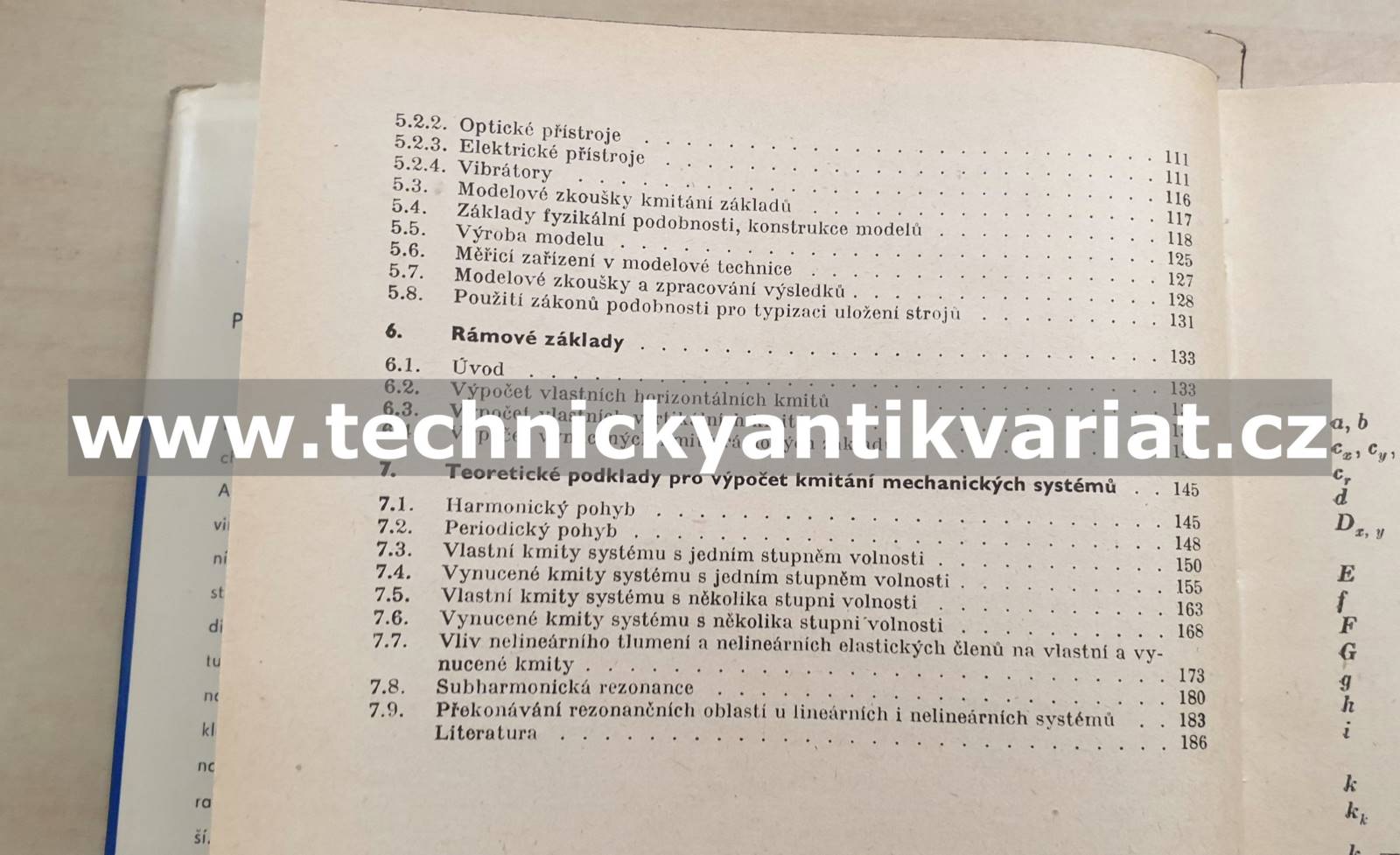 Pružné ukládání strojů - Půst, Lada (1965)