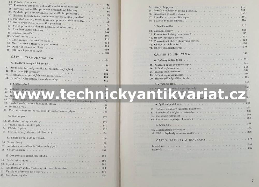 Technická mechanika pro elektrotechnické obory II. Hydromechanika a termodynamika - Hašek, Nožička (1968)