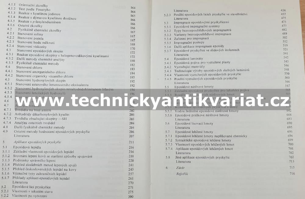 Epoxidové pryskyřice - M.Lidařík (1983)