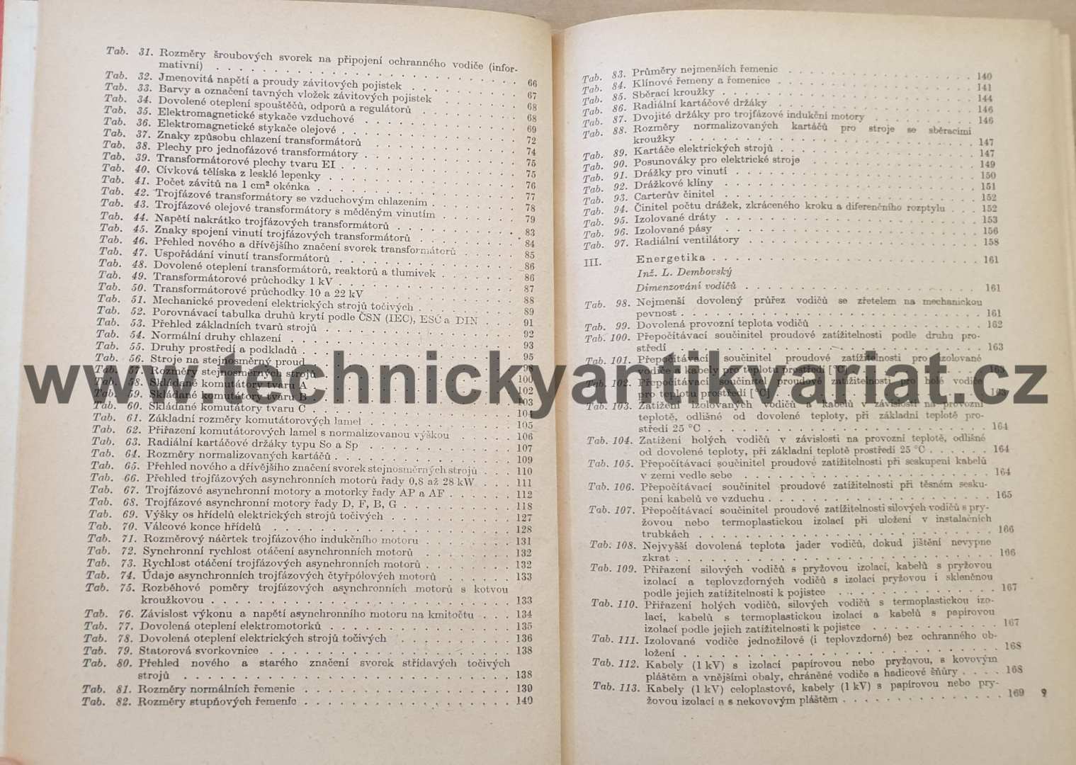 Elektrotechnické tabulky - Jarolím (1965)