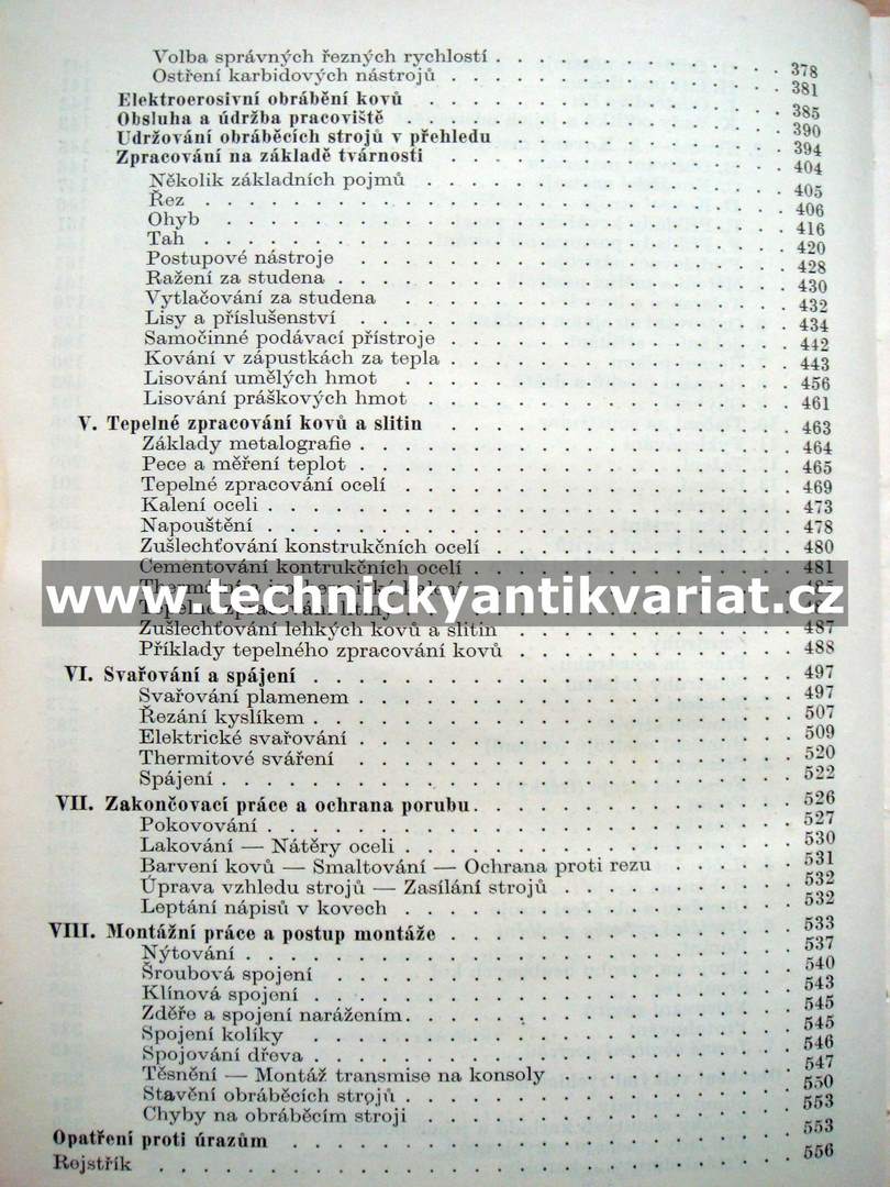 Přehled mechanické technologie