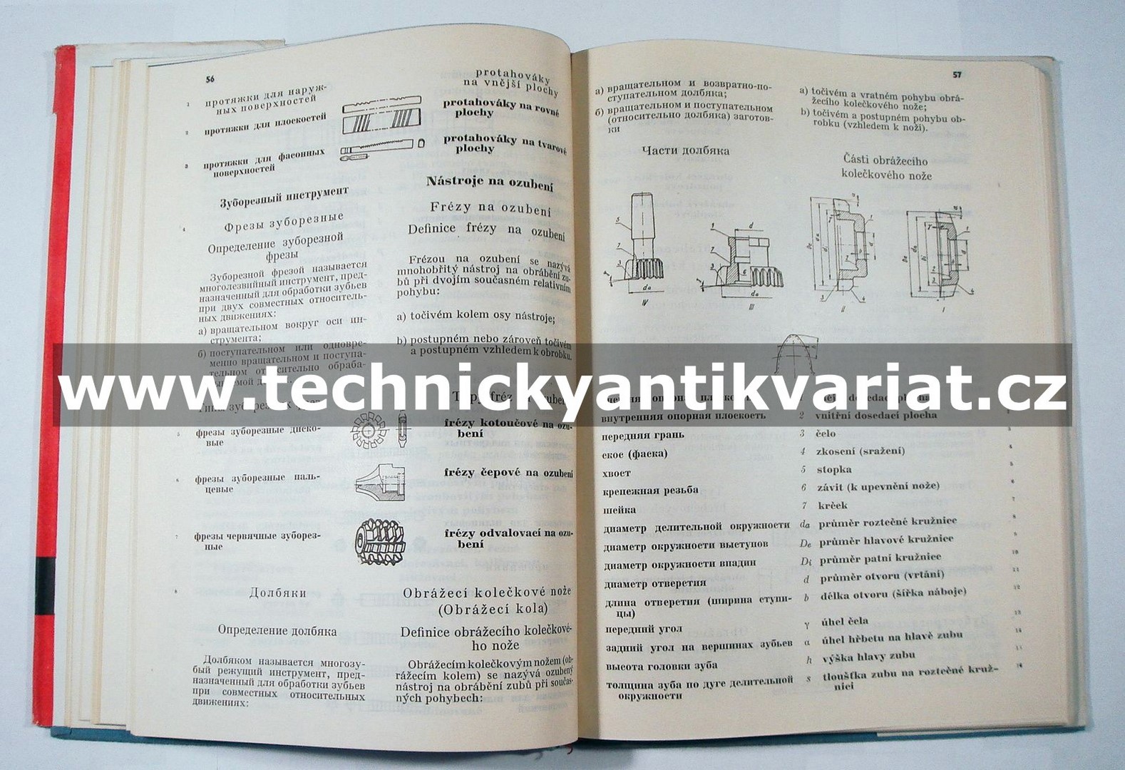 Ruské a české názvosloví ze strojírenské technologie