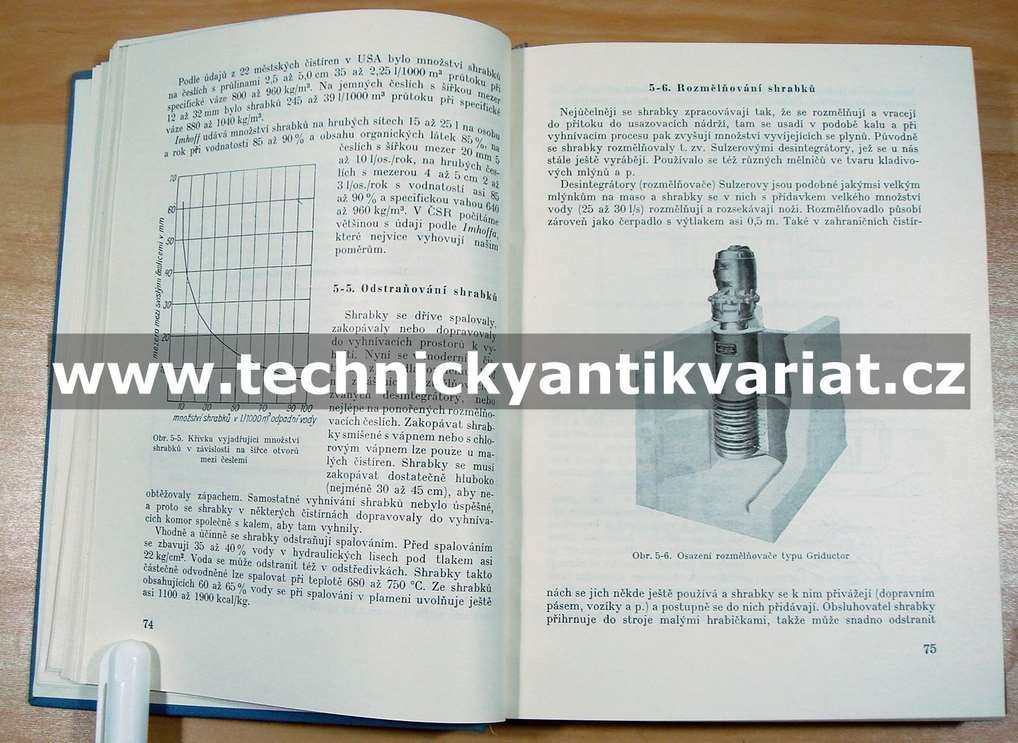 Čistírny městských odpadních vod - Josef Klicman (1958)