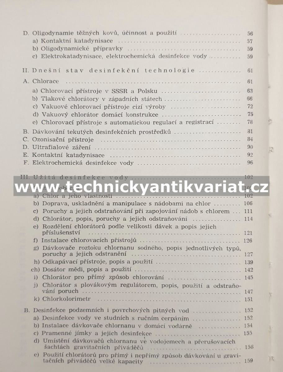 Desinfekce vody - Hynek Stuchlík (1958)