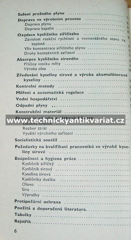 Výroba kyseliny sírové