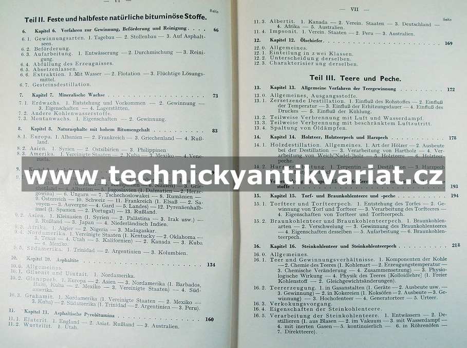 Asphalte und verwandte stoffe