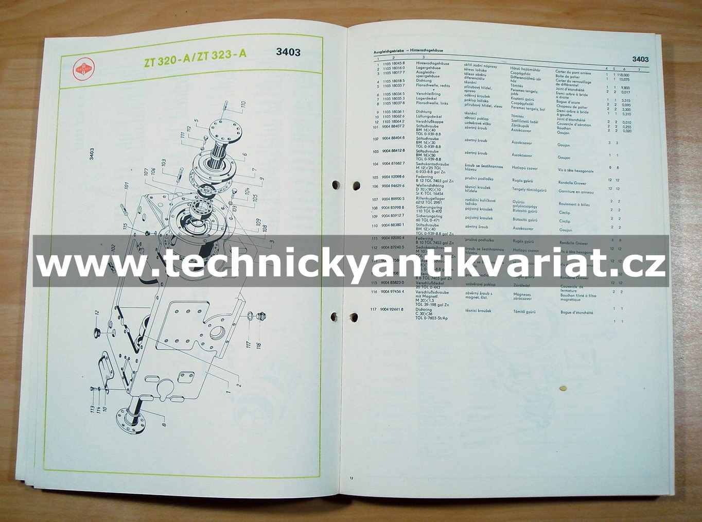 Fortschritt ZT320-A, ZT323-A KONTROLA