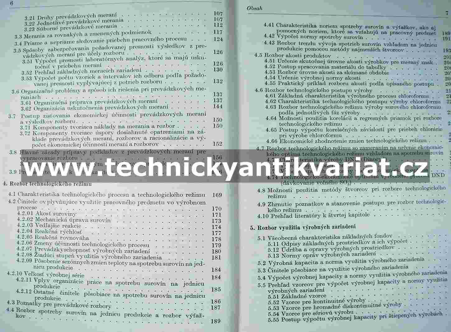 Prevádzkové rozbory v chemických výrobách