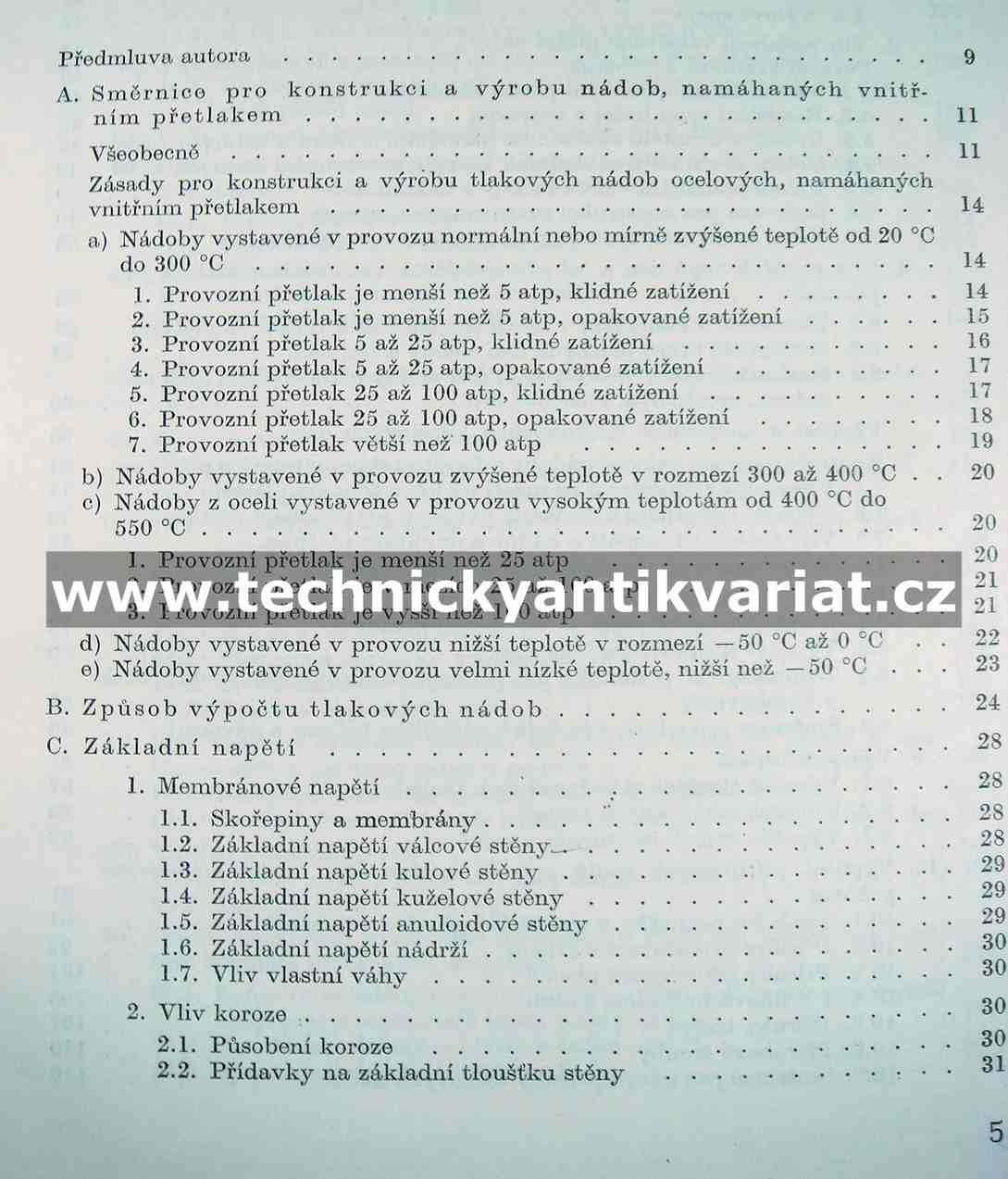 Výpočty pevnosti tlakových nádob - Jaroslav Němec (1962)
